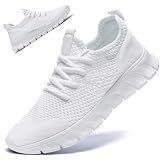 White Sneakers for Women Men Tennis Shoes Running White Women 8/ Men 6.5