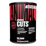 Animal Cuts All-in-1 Thermogenic Fat Burner - 25-Ingredient Cutting Stack with Removable Stim Pill, for Men & Women Athletes - Boosts Metabolism, Curbs Appetite, Sharpens Focus, 42 Pill Packs
