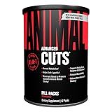 Animal Cuts All-in-1 Thermogenic Fat Burner - 25-Ingredient Cutting Stack with Removable Stim Pill, for Men & Women Athletes - Boosts Metabolism, Curbs Appetite, Sharpens Focus, 42 Pill Packs
