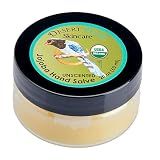 USDA Organic Unscented Jojoba Oil Hand Salve Fragrance-Free (2 oz)