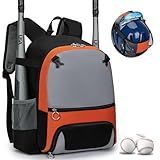 KAVIGOR 2025 Youth Baseball & Softball Bag | Ultra-Light Tball Backpack with Shoe Compartment & Helmet Holder | Skin-Soft Fabric
