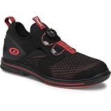 Dexter Men's Pro BOA Left Handed Bowling Shoe Black Red - Size 9.5