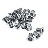Maxmoral 20PCS Replacement of Inline Skate Axle Spacer Screw Skate Wheel Bearing Spacer, Replacement of Side Plugs Inline Skate Shaft Gaskets