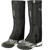 Unigear Snow Leg Gaiters, Waterproof Boot Gaiters for Hiking Walking Climbing Hunting Skiing 1000D Fabric (Large)