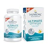 Nordic Naturals Ultimate Omega, Lemon Flavor - 210 Soft Gels - 1280 mg Omega-3 - High-Potency Fish Oil with EPA & DHA - Promotes Brain & Heart Health - Non-GMO - 105 Servings