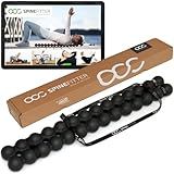 SPINEFITTER by SISSEL | Massage Device for Back & Balance | Back Trainer Relieves Tension & Blockages | Ideal for Pilates and Yoga | for Relaxation of The Spine | for Home & Professional (Black)