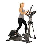 Sunny Health & Fitness Programmable Electro-Magnetic Elliptical Cross Trainer Exercise Machine, Full-Body Low-Impact Cardio Equipment with 24 Pre-Built Workout Modes and 330 lbs Capacity – SF-E3912