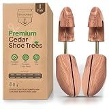 HOUNDSBAY Cedar Shoe Tree, Shoe Trees for Men & Women - Shaper & Stretcher