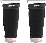 TronX Ice Hockey Shin Guard Tight Sleeves - Senior Adult and Junior - Saves on Shin Guard Tape