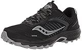 Saucony Men's Excursion TR15 Trail Running Shoe, Black/Shadow, 10