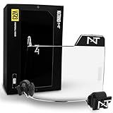 Nxtrnd VZR3 Football Visor, Curved Lens Technology, Fits Adult & Youth Football Helmets (Clear)