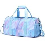 Dance Bag for Girls Sports Duffel for Teens Ballet Bags Gymnastics Bag Overnight Weekender Duffle for Teens Travel Duffle Bag with Shoes Compartments