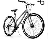 RegalRider Mens Hybrid Bike, 700C Adult Bicycle for Commuting
