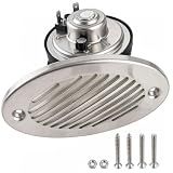 CLINK 316 Stainless Steel 12V Hidden Flush Mount 5190512 Marine Boat Horn With two types of 316 stainless steel mounting screws Two Hole Installation Spacing of 114.3 mm