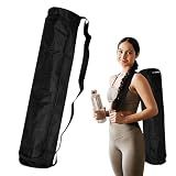 Loyanger Yoga Mat Bag, Full Zip Carrier with Adjustable Shoulder Strap, Large Capacity Exercise Bag for Yoga, Pilates, Gym and Fitness