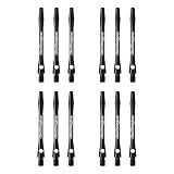 RED DRAGON Laser Etched Aluminium Medium Dart Shafts - 4 Sets Per Pack (12 Shafts in Total) (Black)