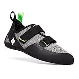 BLACK DIAMOND Men’s Momentum Rock Climbing Shoes | Engineered Knit Technology | 4.3mm Rubber Outsole | Black-Anthracite | Size 9.5