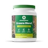 Amazing Grass Greens Blend Superfood: Super Greens Powder with Spirulina, Alfalfa, Beet Root Powder, Digestive Enzymes, Prebiotics & Probiotics, Original, 100 Servings (Packaging May Vary)