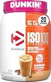 Dymatize ISO100 Protein Powder +Energy, 100% Whey Isolate, Cappuccino