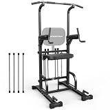 SPORTSROYALS Free Standing Pull Up Bar Assisted Power Tower