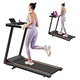 Treadmill for Home with Incline Folding Treadmills Running Machine for Small Spaces with Handle 300 LB, 3.0 HP, 7.5 MPH Foldable Treadmill with App