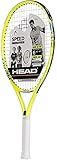HEAD Speed Kids Tennis Racquet - Beginners Pre-Strung Head Light Balance Jr Racket - 23 Inch, Yellow