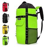 Brobantle Climbing Rope Bag,Large Capacity Arborist Rope Storage Bag,Waterproof Oxford Tree Rock Climbing Rope Backpack,Outdoor Climbing Gear Storage Bag with Hand Straps