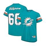 Ultra Game NFL Official Youth Super Soft Game Day Mesh Jersey Shirt, Miami Dolphins, Team Color, 10-12