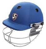 SG Blaze tech Premium Cricket Helmet, Navy Blue - Medium Size