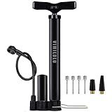 VIMILOLO Bicycle Pump, Bike Floor Pump Inflator for Presta and Schrader Valve Portable Tire Pumps for Ball Bike Pumps