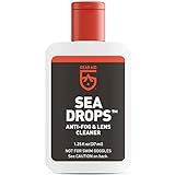 GEAR AID Sea Drops Cleaner and Anti-Fog for Dive and Snorkel Masks, Clears Up Dirty, Foggy Lenses, 1.25 fl oz