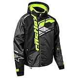 Castle X Men's Code G4 Snowmobile Jacket (Black/Charcoal/Hi-Vis - Large)