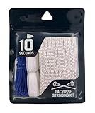 10 Seconds - Proline Lacrosse Stringing Kit Mesh, Weather-Resistant and Precision Stringing. Includes: Shooting String, Shooting Lace, Sidewall and Self-Tapping Screws (Blue, White)