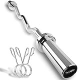 Yes4All Metal Olympic Barbell Curl Bar 200 lbs - Elevate Your Strength Training