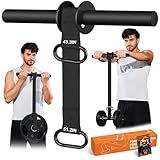 Forearm Strengthener and Wrist Roller, 43.3 inch Or 51.2 inch Ultra Strong Nylon Webbing, Forearm Exerciser with Quick Locking Mechanism, Ideal for Hand, Wrist and Forearm Strength Training (Black)