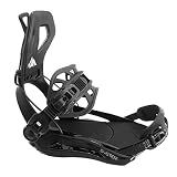 System Ultra Men's Rear Entry Step in Style Snowboard Bindings 2024 (XL)