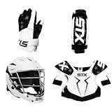 Lacrosse Unlimited 4-Piece STX Stallion 75 USA Youth Starter Set (SM) with STX Rival Jr. Helmet