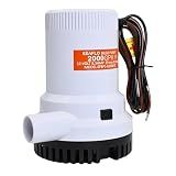 SEAFLO 01 Series 2000 GPH Bilge Pump – 12V, 1-1/8" Outlet, Marine Submersible Pump with Anti-Airlock Protection, CE & Rohs Certified, 4-Year Warranty | Reliable for Boats and Marine Applications