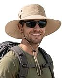 FURTALK Sun Hats for Men Fishing Hat UPF Protection Wide Brim Bucket Hat