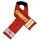 Littlearth NFL Kansas City Chiefs Hero Jersey Scarf, Team Color, 60" Length x 7.5" Width