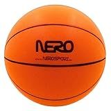 NERO SPORT Ninja Silent Basketball- Soft Foam Indoor Basketball Size 3 (7 inches) | Soundless for Quiet Dribbling and Indoor Training (Ball in Bag)