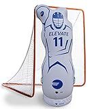 Elevate 11th Man Inflatable Lacrosse Goalie Shot Blocker and Dodging Dummy - Dodge and Shoot with This New Lacrosse Goal Target Training Aid w/Pump for Boys and Girls Lax Training Equipment