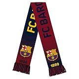 Icon Sports Officially Licensed FC Barcelona Soccer Team Double-Sided Unisex Scarf