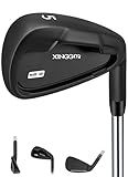 XM-01 Individual Golf Irons or Golf Irons Set - Premium Men Golf Club Iron with Steel Shaft for Right Hand Golfers Stiff Flex (#5 Iron Single, Right)