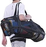 Bulex XXL Mesh Duffle Bag for Scuba Dive or Snorkel Gear, Extra Large Snorkeling Equipment Carry Bag, Ideal for Beach Pool Swimming Free Diving Kayak Spearfishing