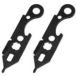 Zutisay Dart Wrench Tool - 2PCS, Black, 60*13 mm/ 2.36 *0.51 inch, Aluminum Dart Rod Dart Tips Removal Tool