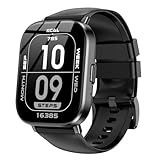 ganopterygon Smart Watch with 2.01" HD Touchscreen, Bluetooth Calling, 120+ Sports Modes, 24/7 Heart Rate & Sleep Monitoring, IP67 Waterproof Fitness Tracker, Compatible with iOS and Android (Black)