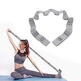 DEHUB Stretch Strap, Elastic Yoga Stretching Strap, Multi-Loop for Physical Therapy, Pilates, Yoga, Dance & Gymnastics Exercise and Flexible Pilates Stretch Band