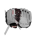 WILSON 2024 A1000 1750 12.5” Outfield Baseball Glove - Silver/Black/Red, Right Hand Throw