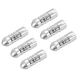 PATIKIL Dart Flight Protectors, 6 Pack Aluminum Alloy Dart Wing Savers Fixed 90 Degrees Wing Corrector for Steel & Plastic Flights, Silver